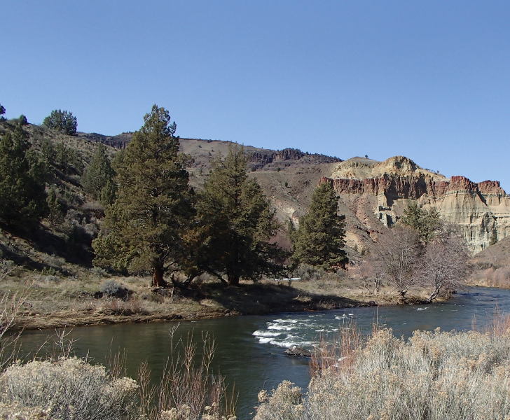John Day River and Castle Rock